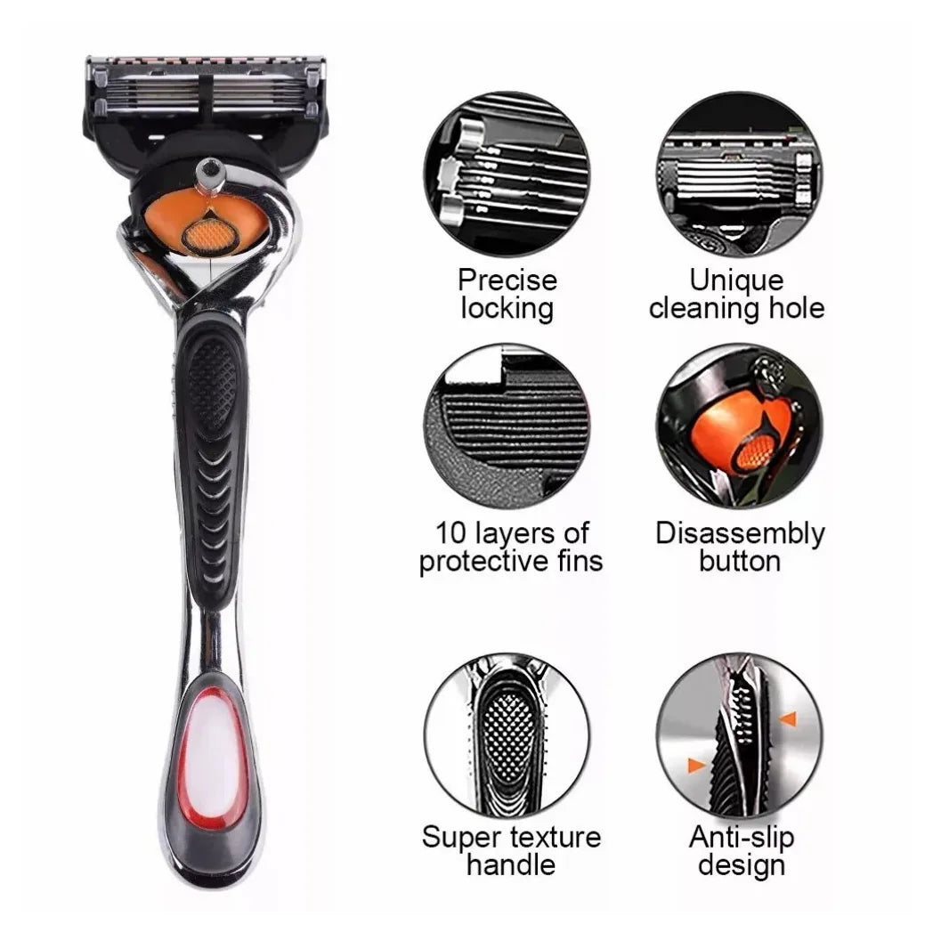 Men's 5-Blade Razor Set with 1 Handle and 24 Replacement Cartridges, ProGlide Compatible