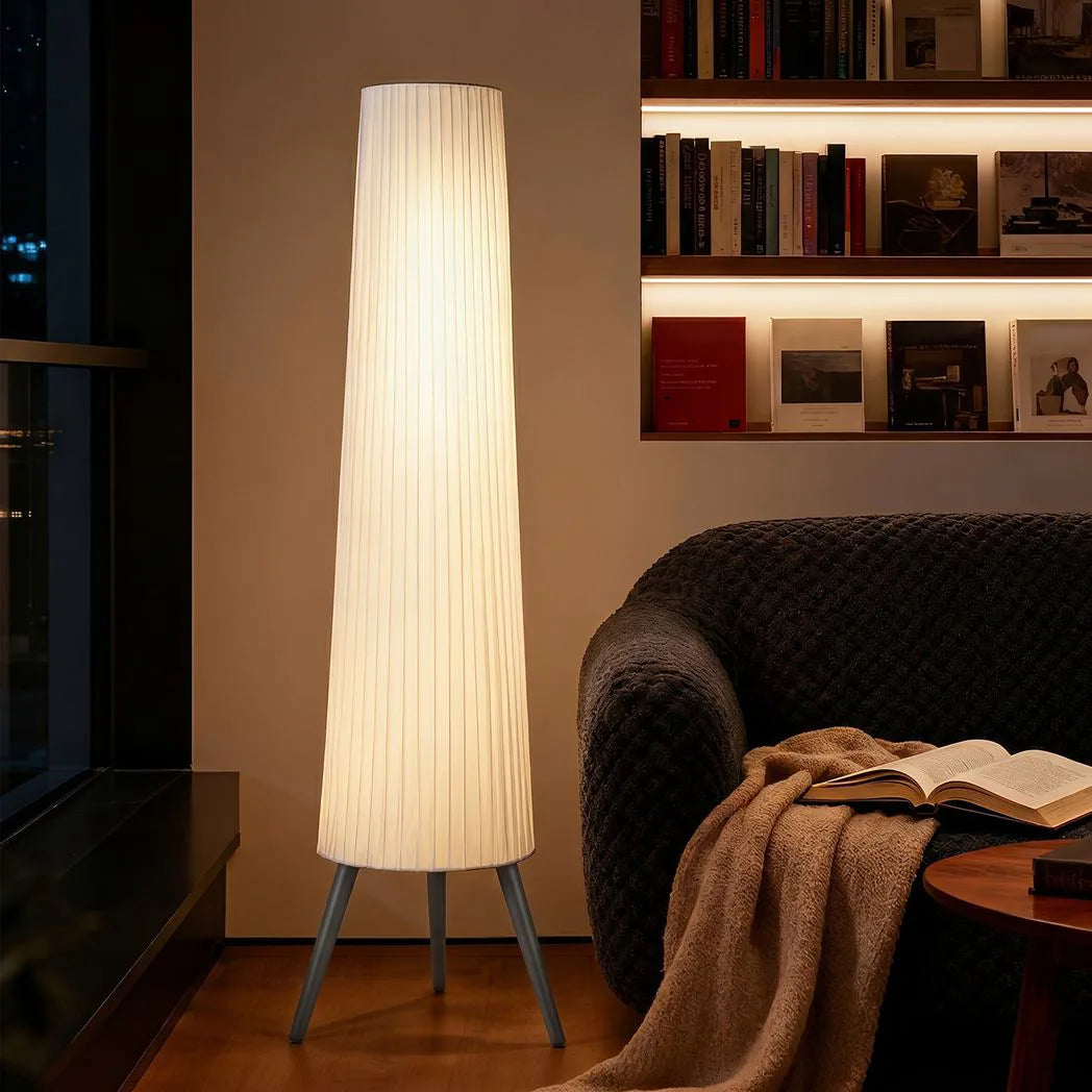 HOMCOM Dimmable Nordic Tripod Floor Lamp, 153cm