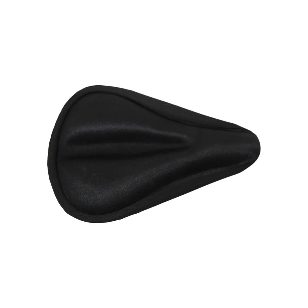 Soft Cushioned Wide Bicycle Saddle Seat, 26 x 26cm – Comfort Ride Bike Seat, Black