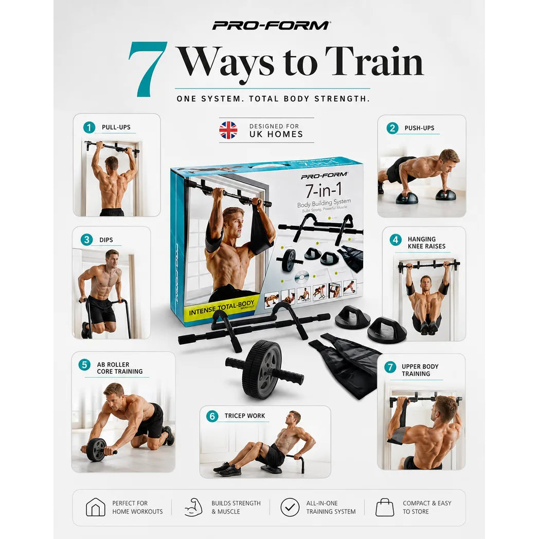 7-in-1 Body Building System black