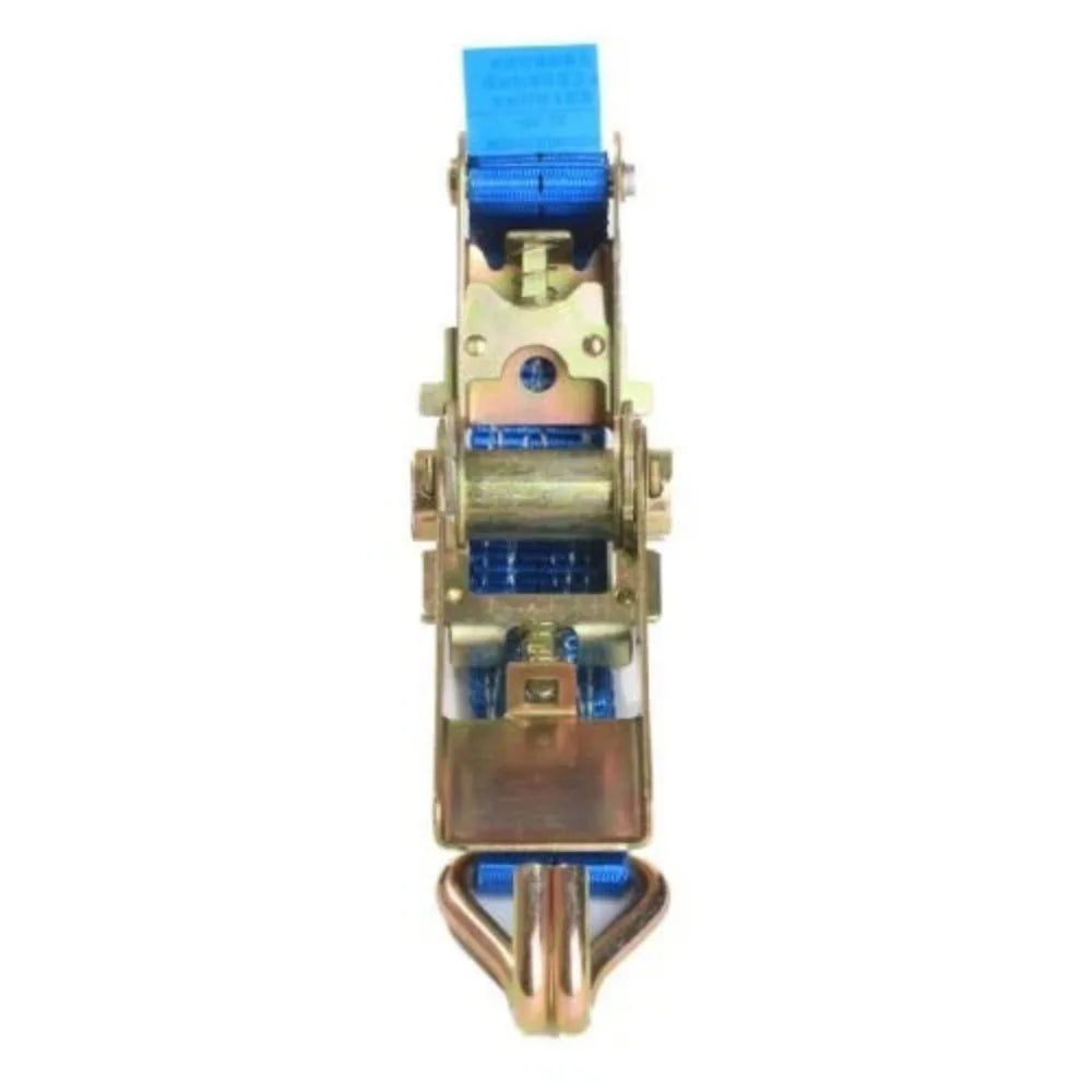 4 Pack Heavy Duty Ratchet Tie Down Straps with Double J-Hooks – 5m x 25mm, 1500kg Breaking Load, Blue