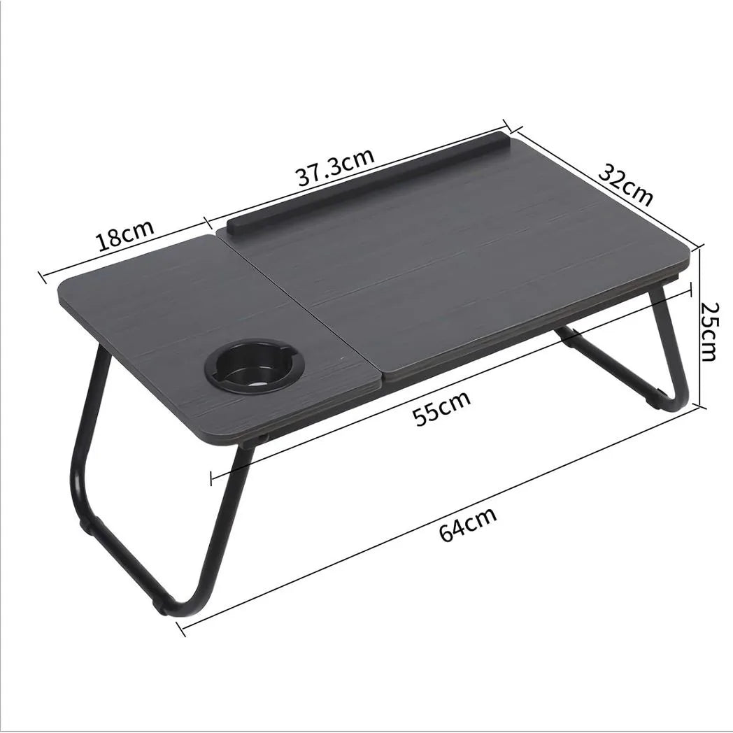 Folding Laptop Table Stand – Portable Bed Tray and Lap Desk for Sofa, Breakfast & Computer Use