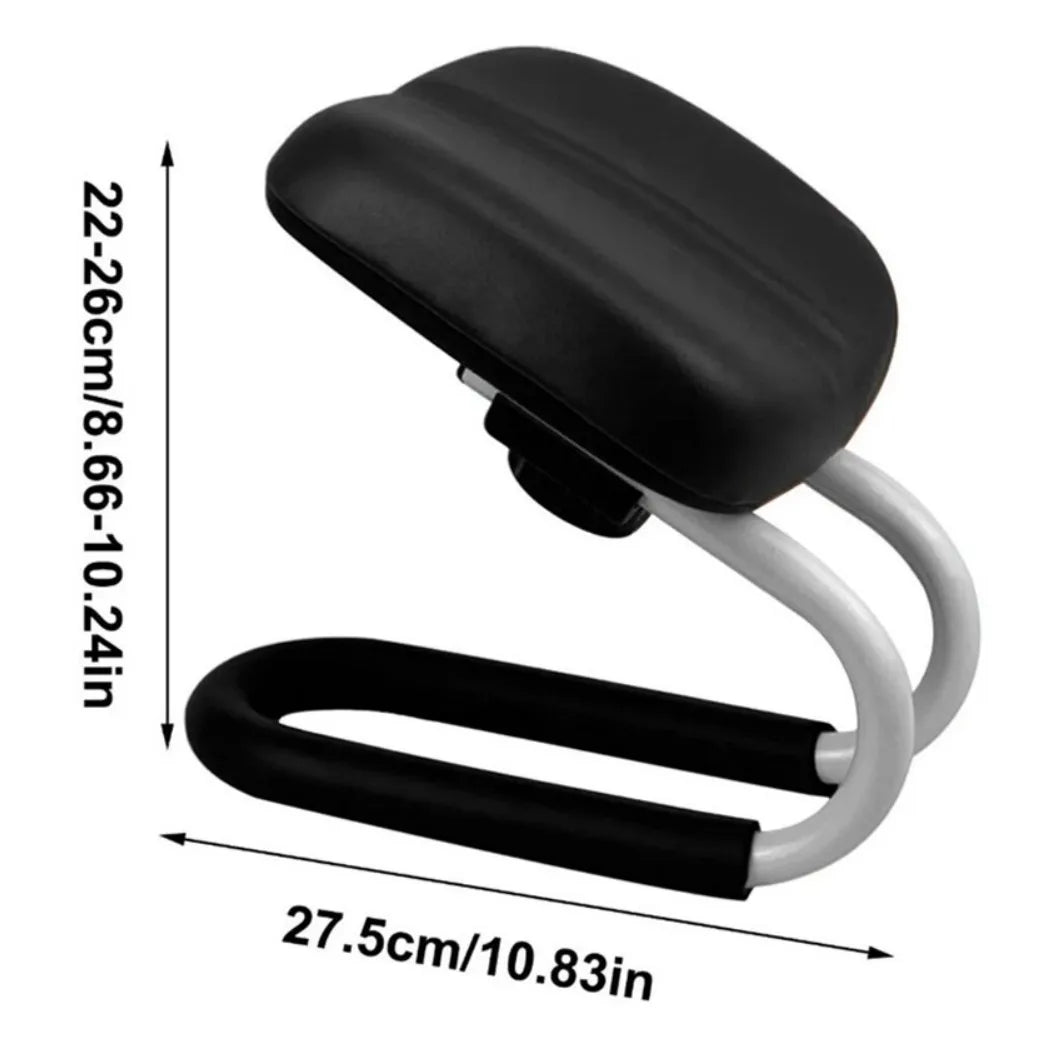 Adjustable Height Meditation Stool with Metal Frame & Cushioned Seat – Portable Prayer & Kneeling Bench for Yoga