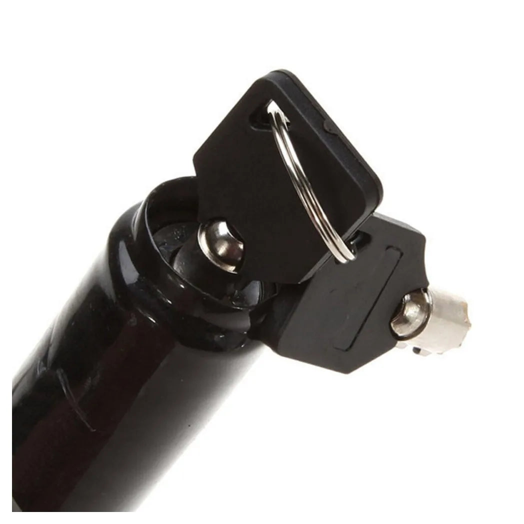 Heavy Duty U-Shaped Bike Lock with 2 Keys & Mounting Bracket – Zinc Alloy Anti-Theft Lock for Bicycles & Scooters
