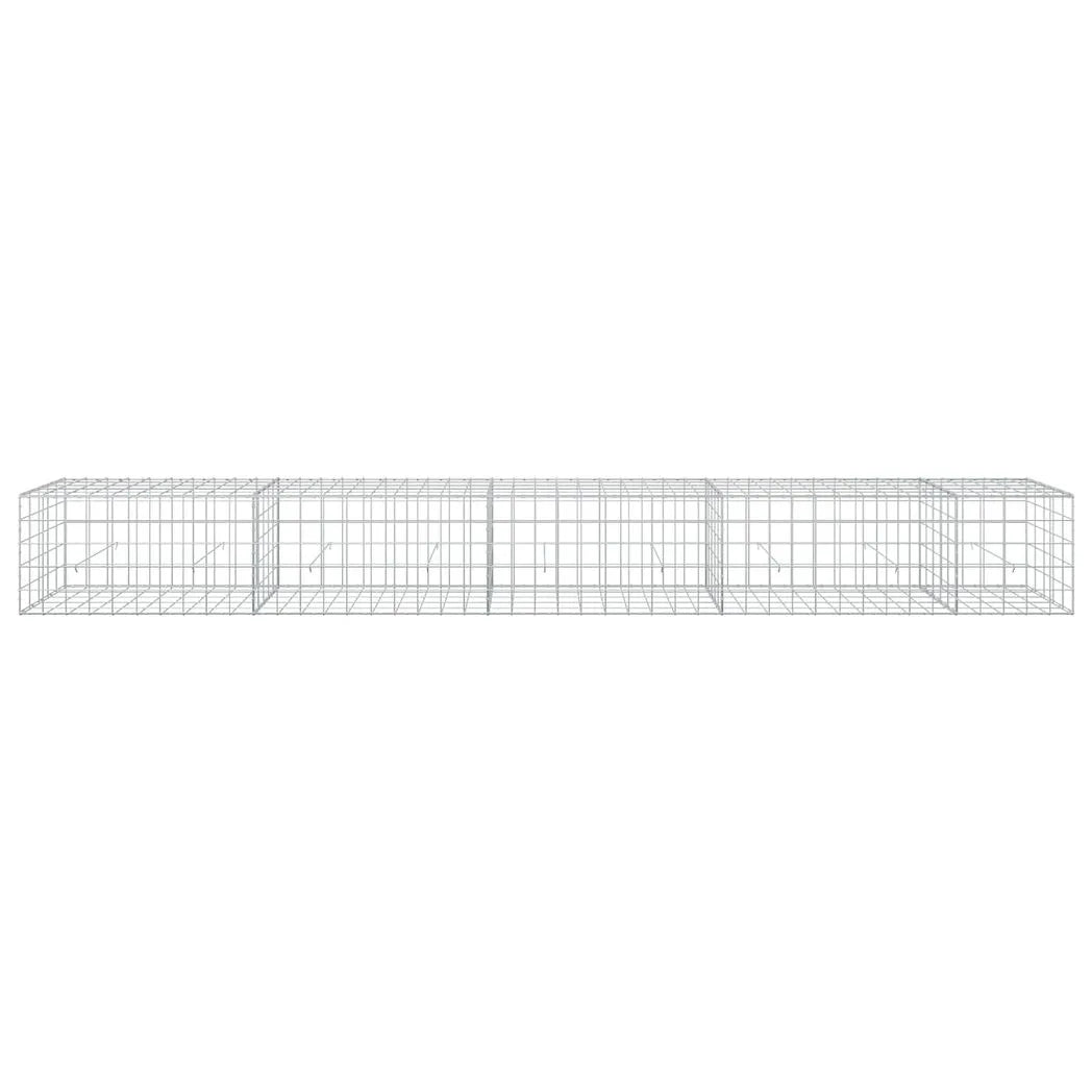 vidaXL Gabion with 3.5 mm Wire and 10x10 cm Mesh 450x50x50 cm