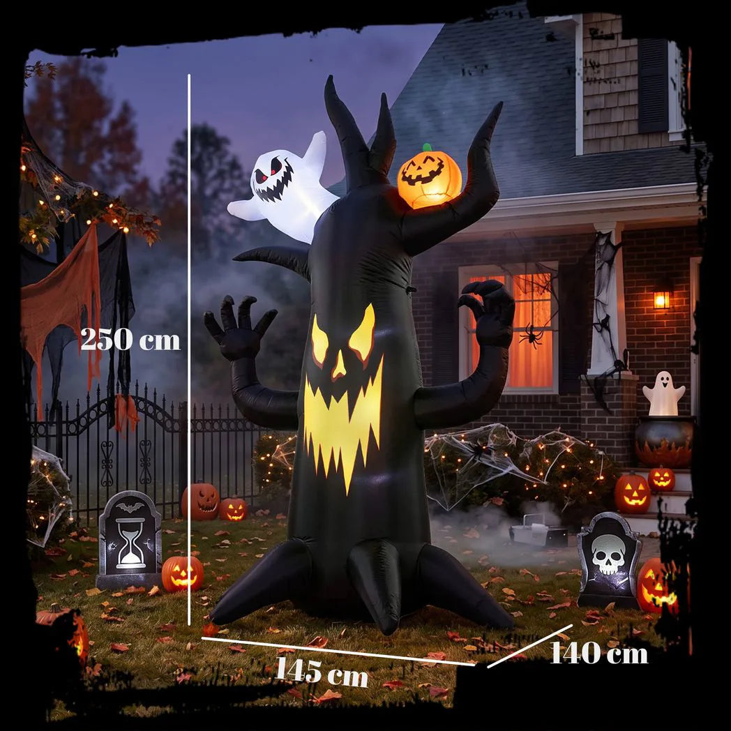 Outsunny 8 FT Halloween Inflatable Spooky Tree