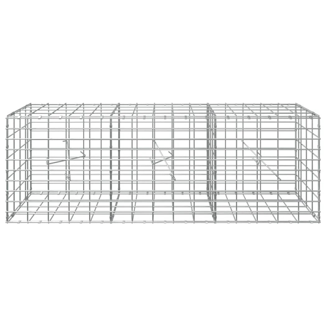 vidaXL Gabion with 3.5 mm Wire and 5x10 cm Mesh 150x20x50 cm