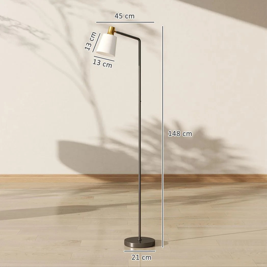 HOMCOM Floor Lamp with Rotatable Head