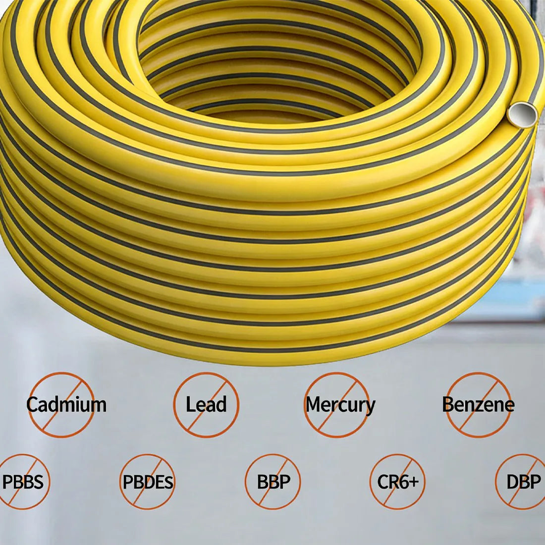 20m Heavy Duty Reinforced Garden Hose Pipe – Anti-Kink, Abrasion-Resistant Braided PVC with Connectors