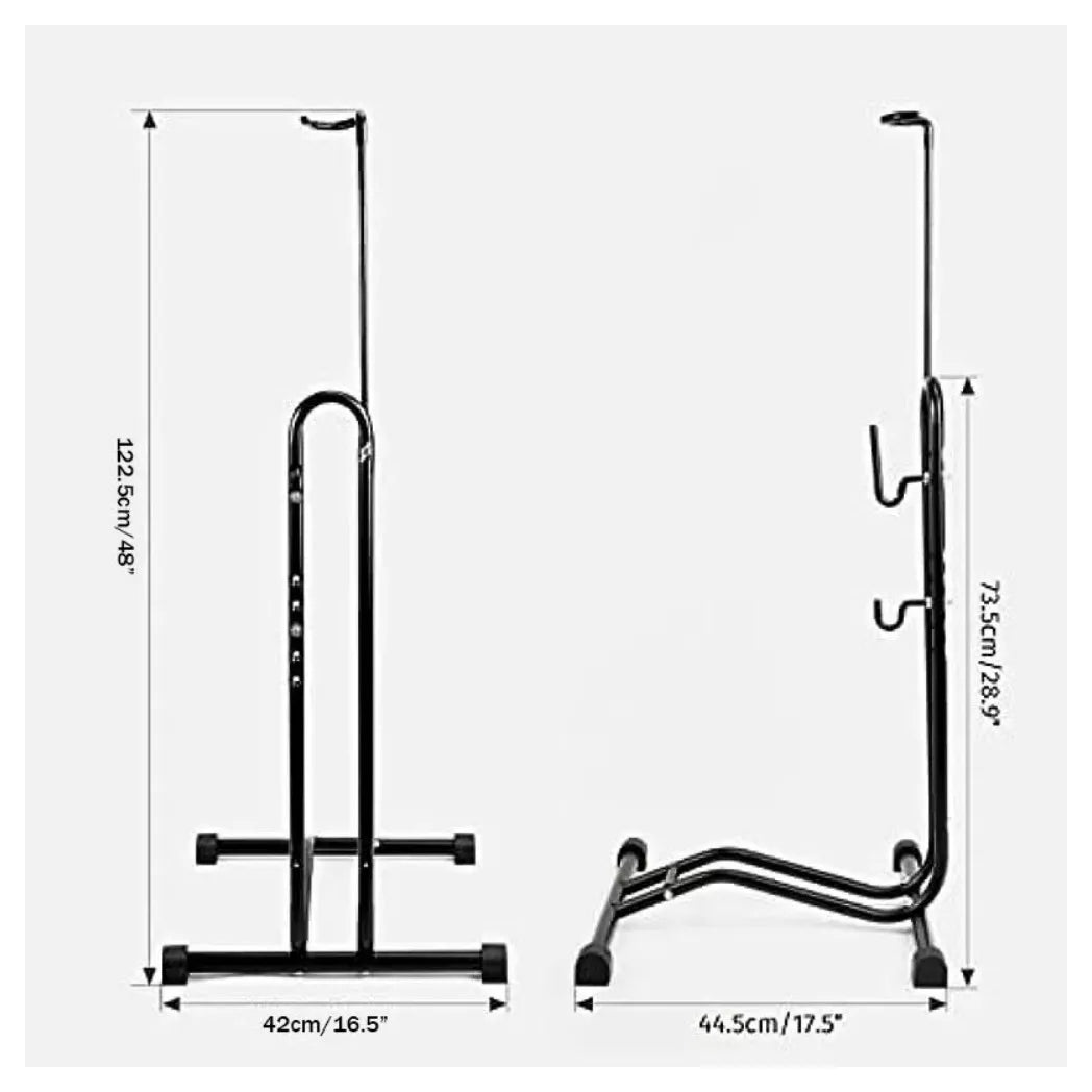 Vertical Bike Stand Bicycle Rack Steel Holder Floor Parking Storage Stand Hooks