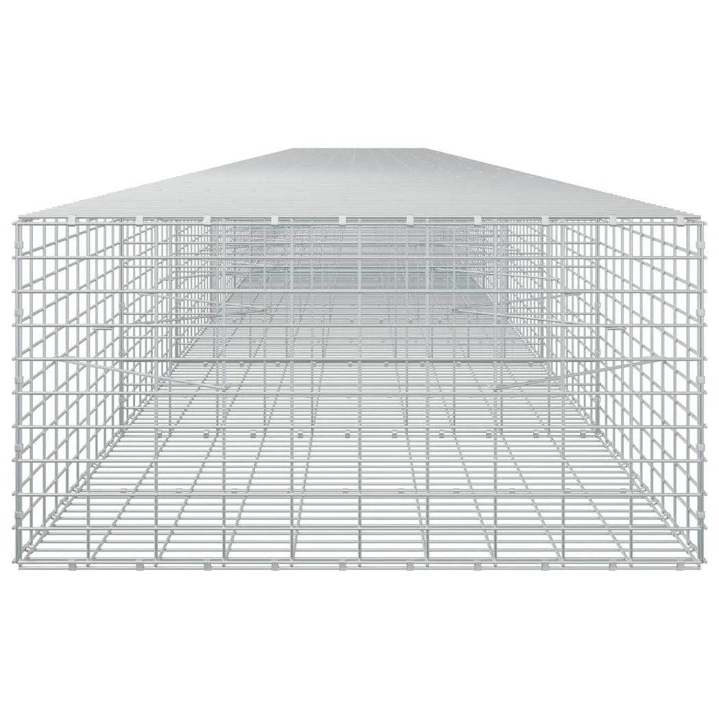 vidaXL Gabion with 3.5 mm Wire and 5x10 cm Mesh 950x100x50 cm