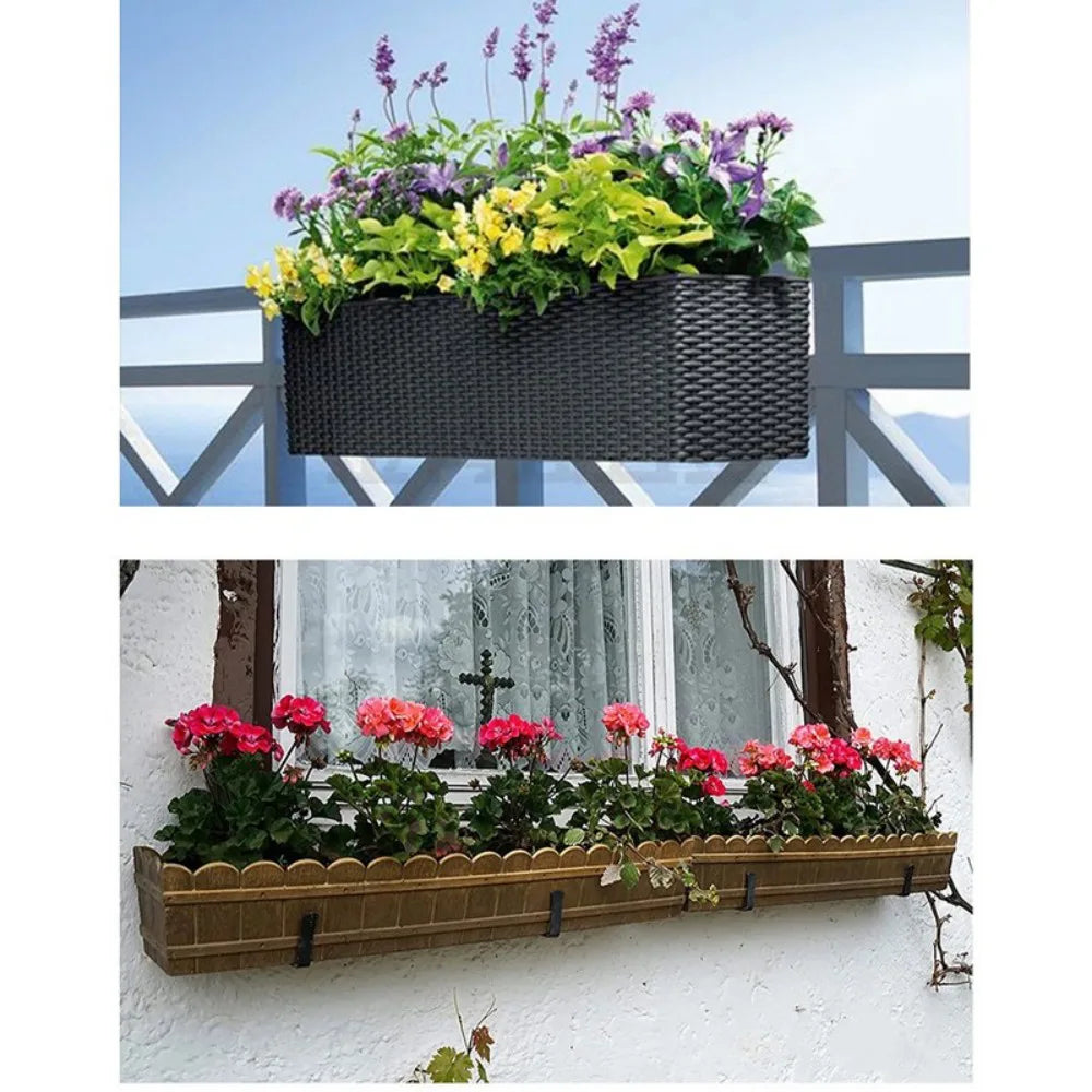 Adjustable Window Box Brackets – 4 Pcs