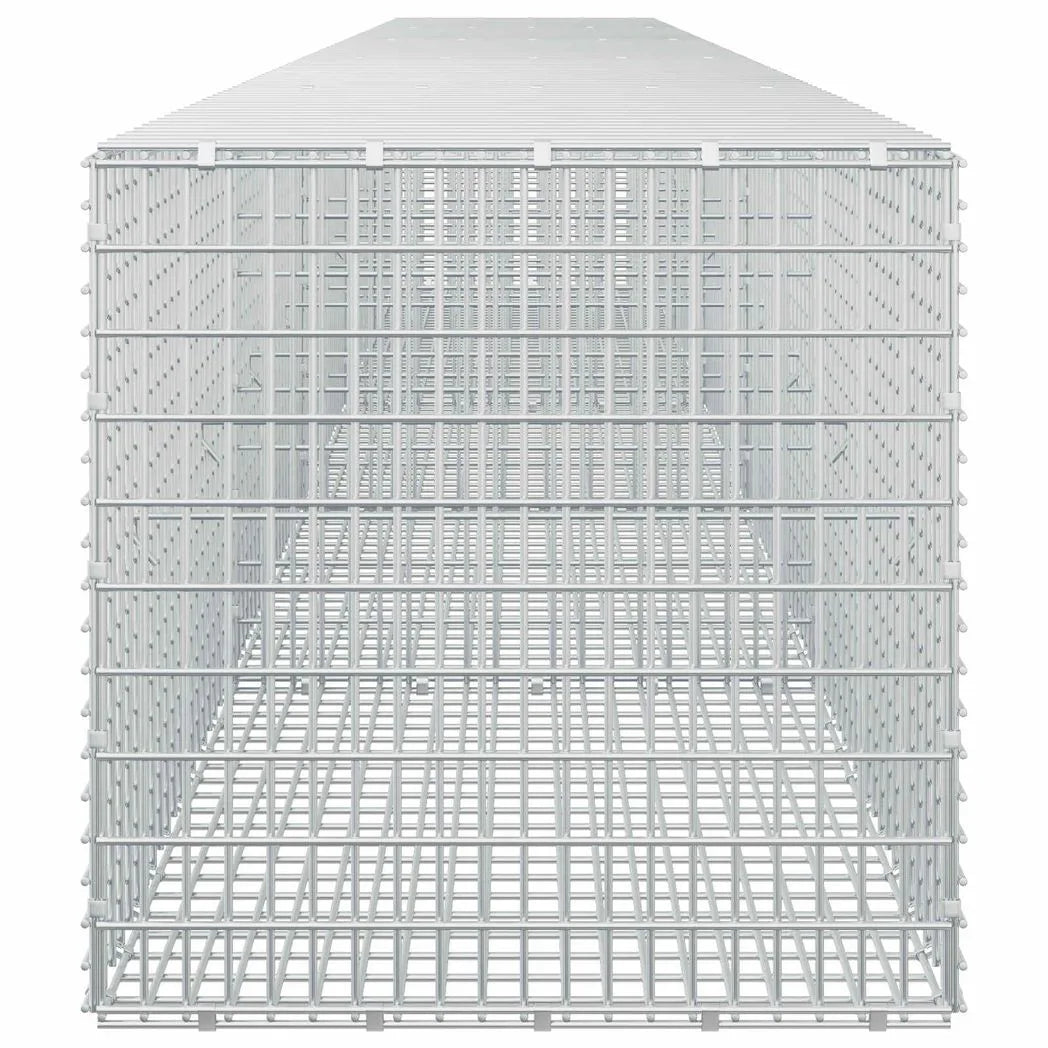 vidaXL Gabion with 3.5 mm Wire and 5x2.5 cm Mesh 500x50x50 cm