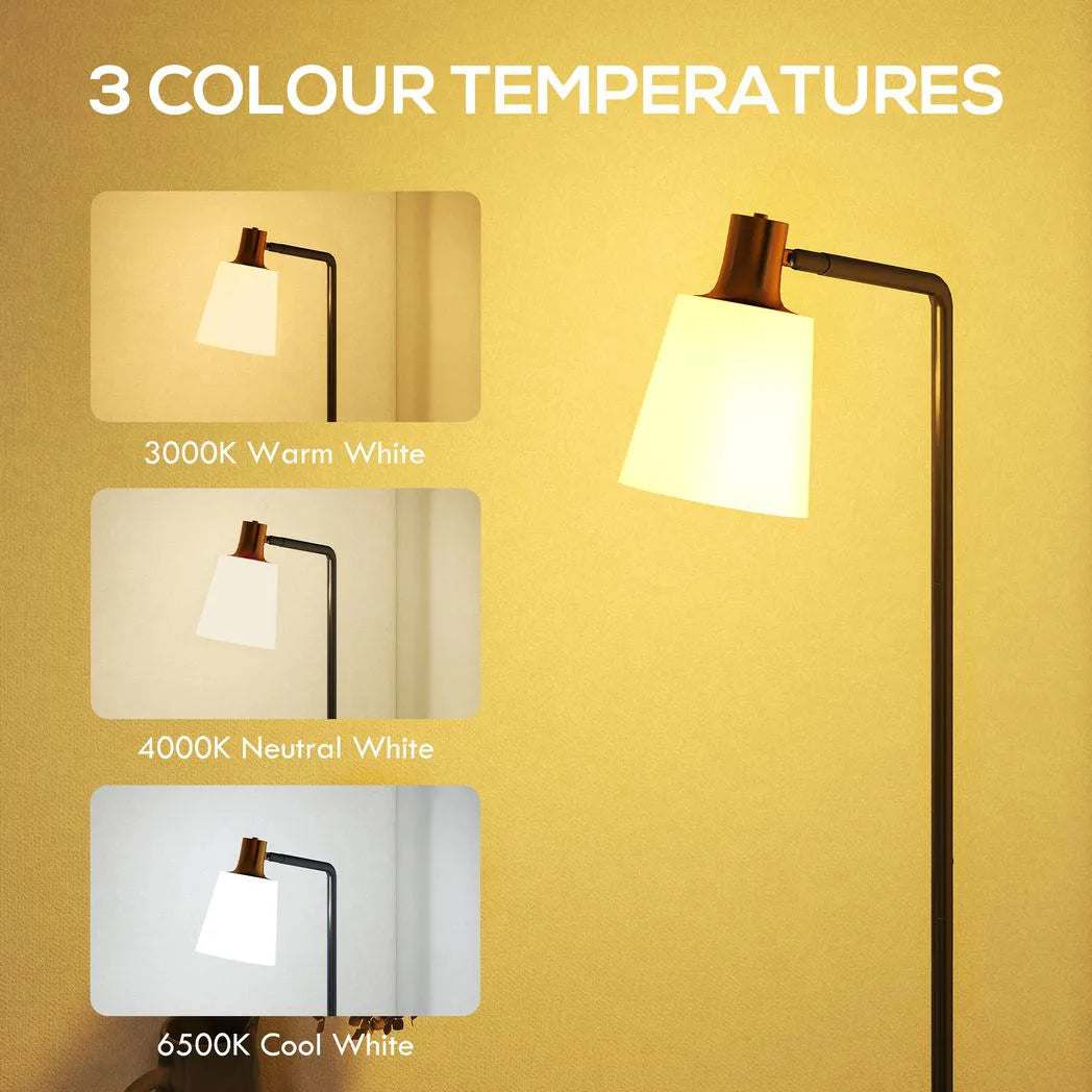 HOMCOM Floor Lamp with Rotatable Head