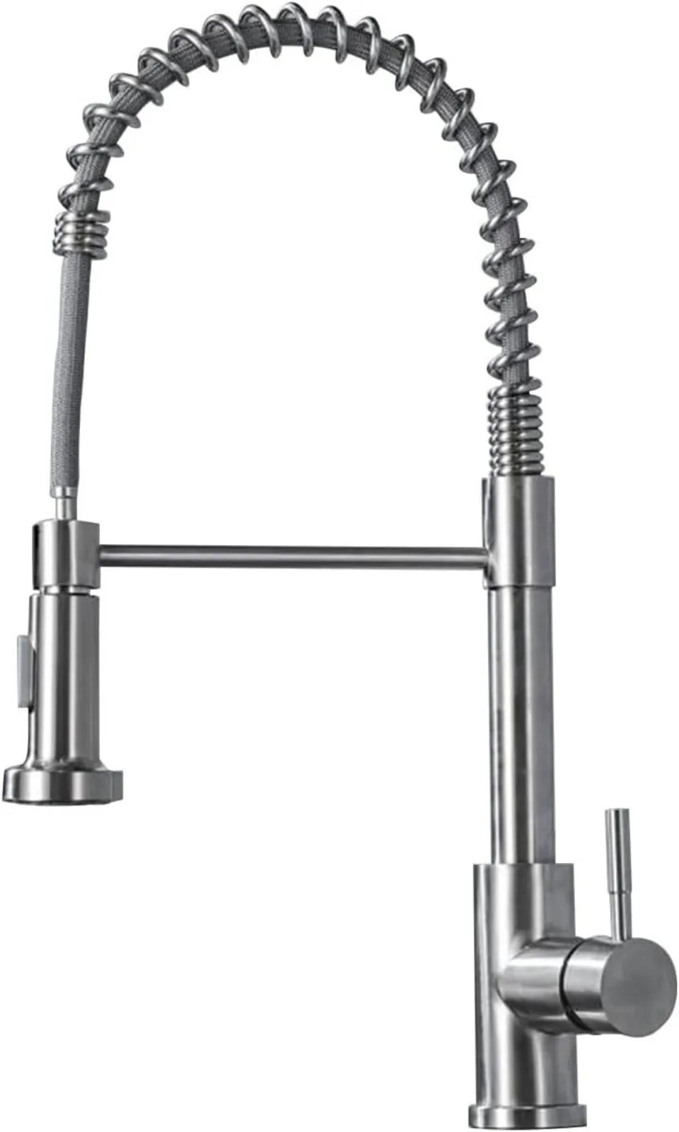 Modern Monobloc Pull-Out Kitchen Mixer Tap with Dual Spray Modes – Single Lever Swivel Spout, Brass Body