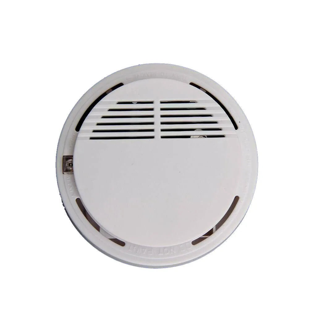 2 Pack Photoelectric Smoke Alarm Detectors with Test Button – Battery Included Home Fire Safety Sensors