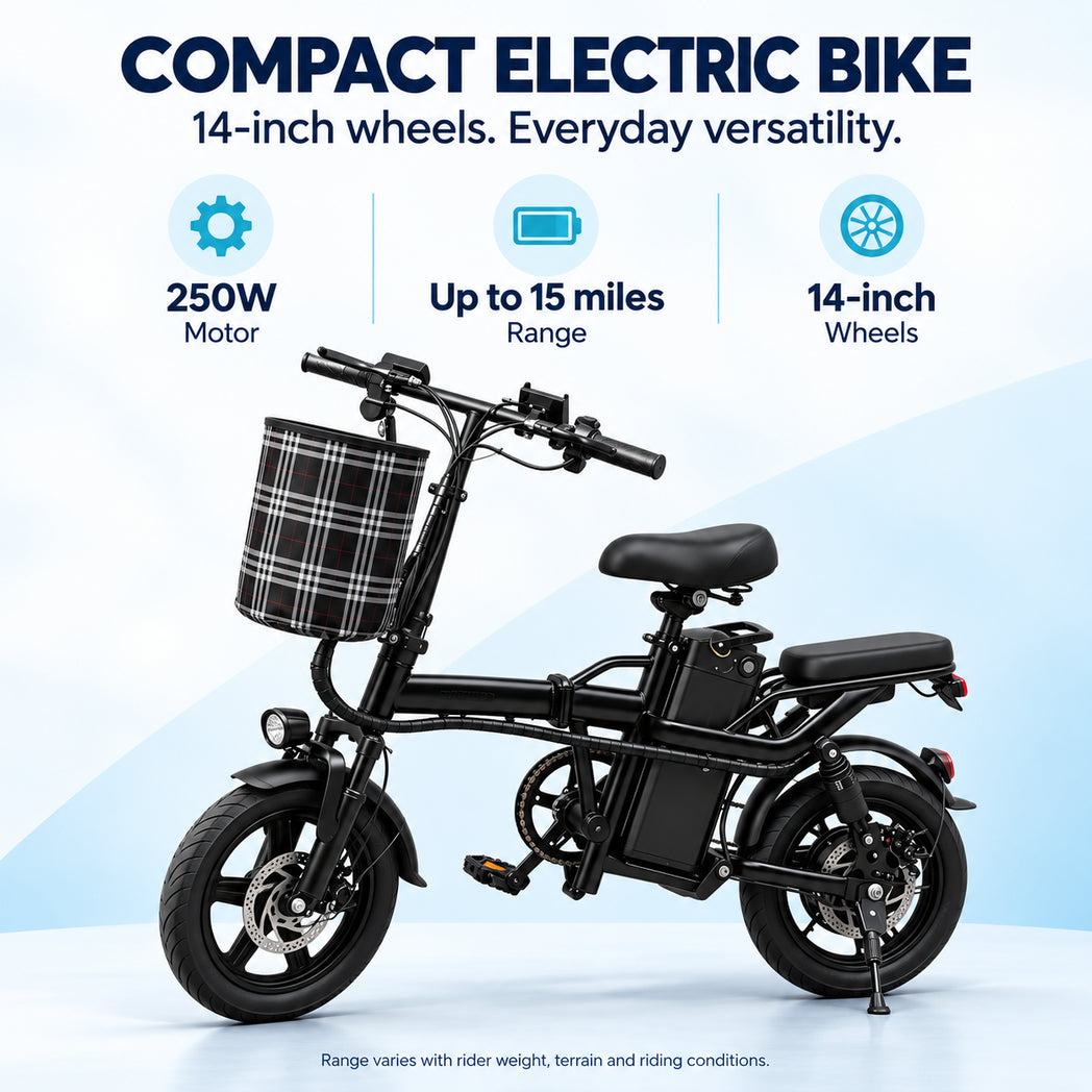 14-Inch Folding Electric Bike