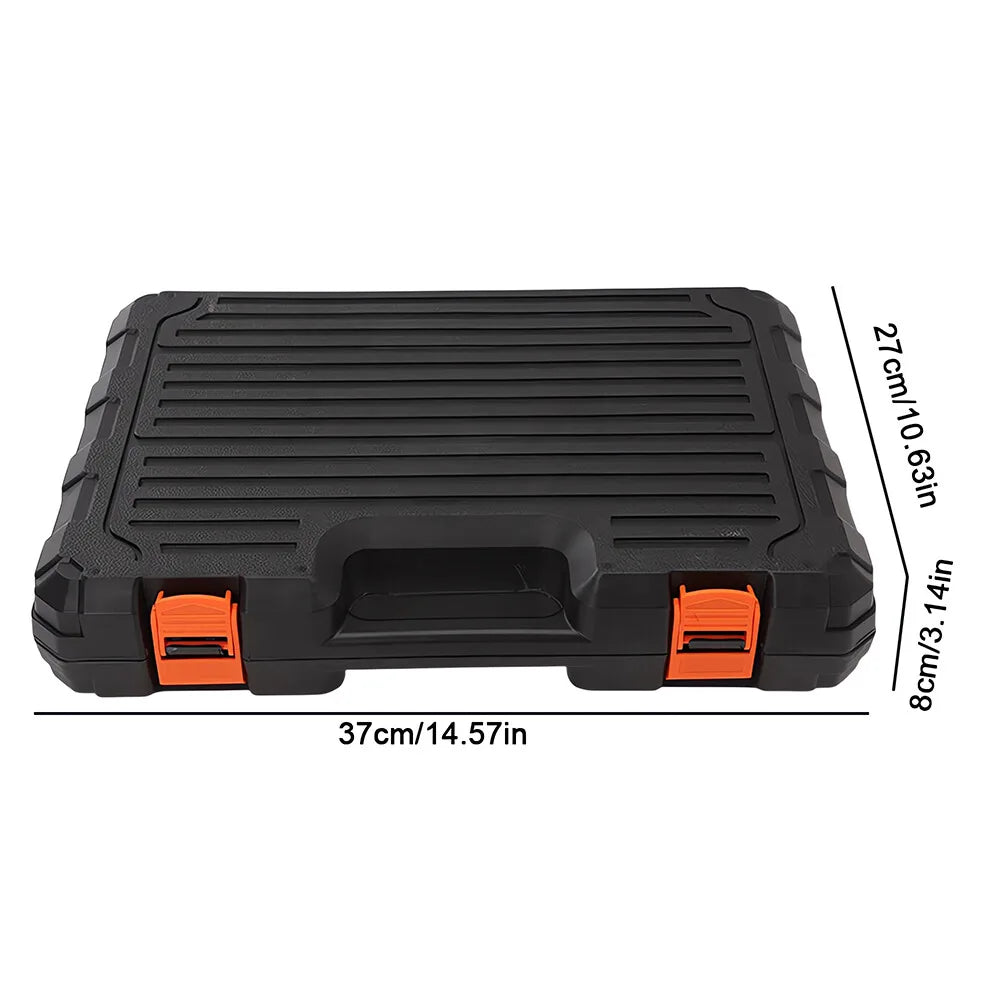 105-Piece Professional Tool Kit with Carry Case – Household Repair & DIY Hand Tool Set