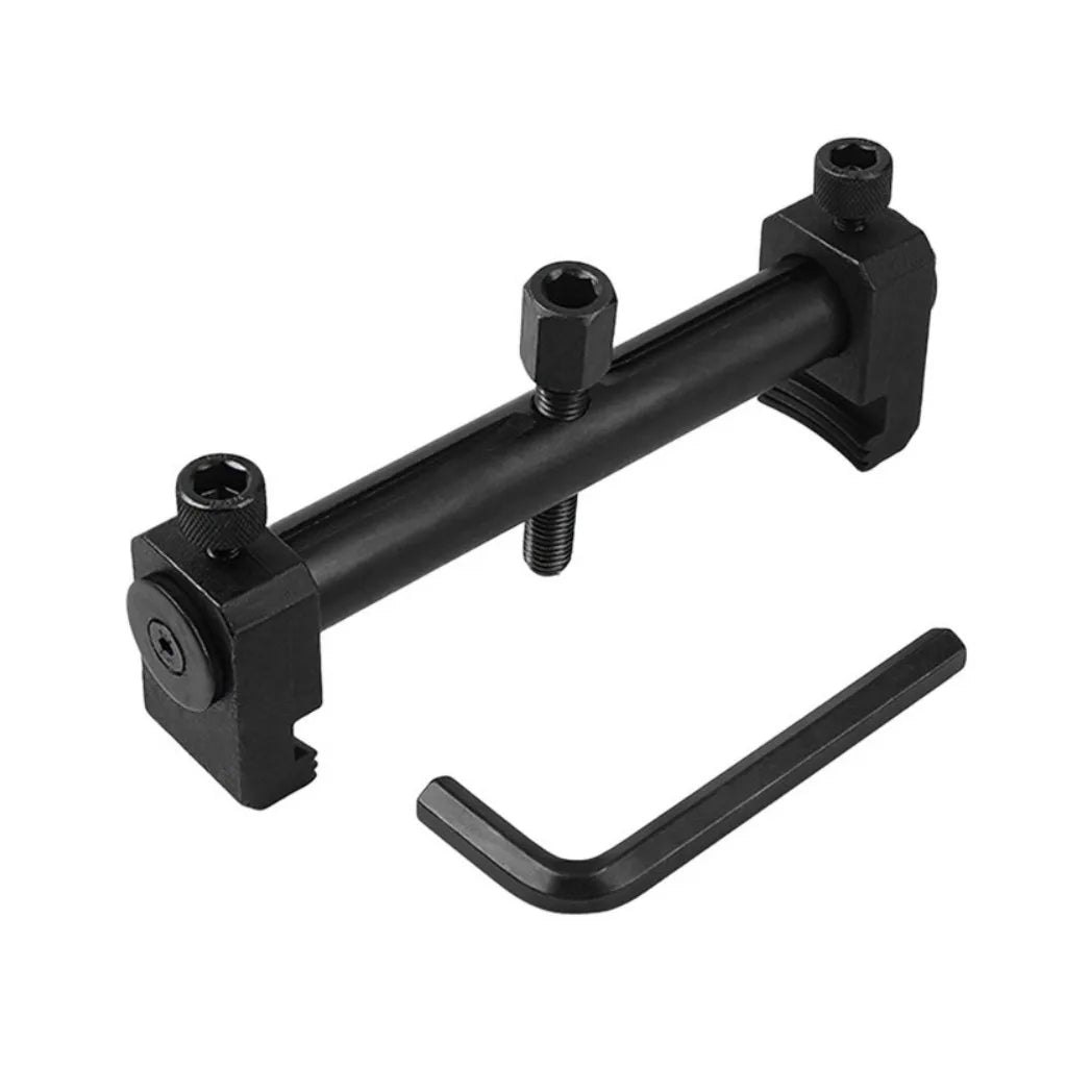 Universal Ribbed Drive Pulley Puller – Carbon Steel Crankshaft & Auxiliary Pulley Remover, Low Profile Arms