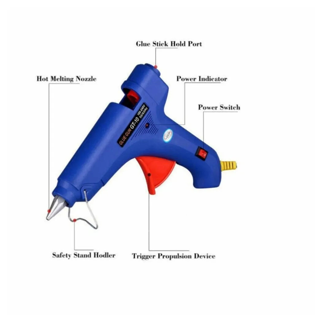 Car Paintless Dent Removal Kit with Hot Melt Glue Gun, T-Bar & Bridge Puller – PDR Body Dent Repair Set