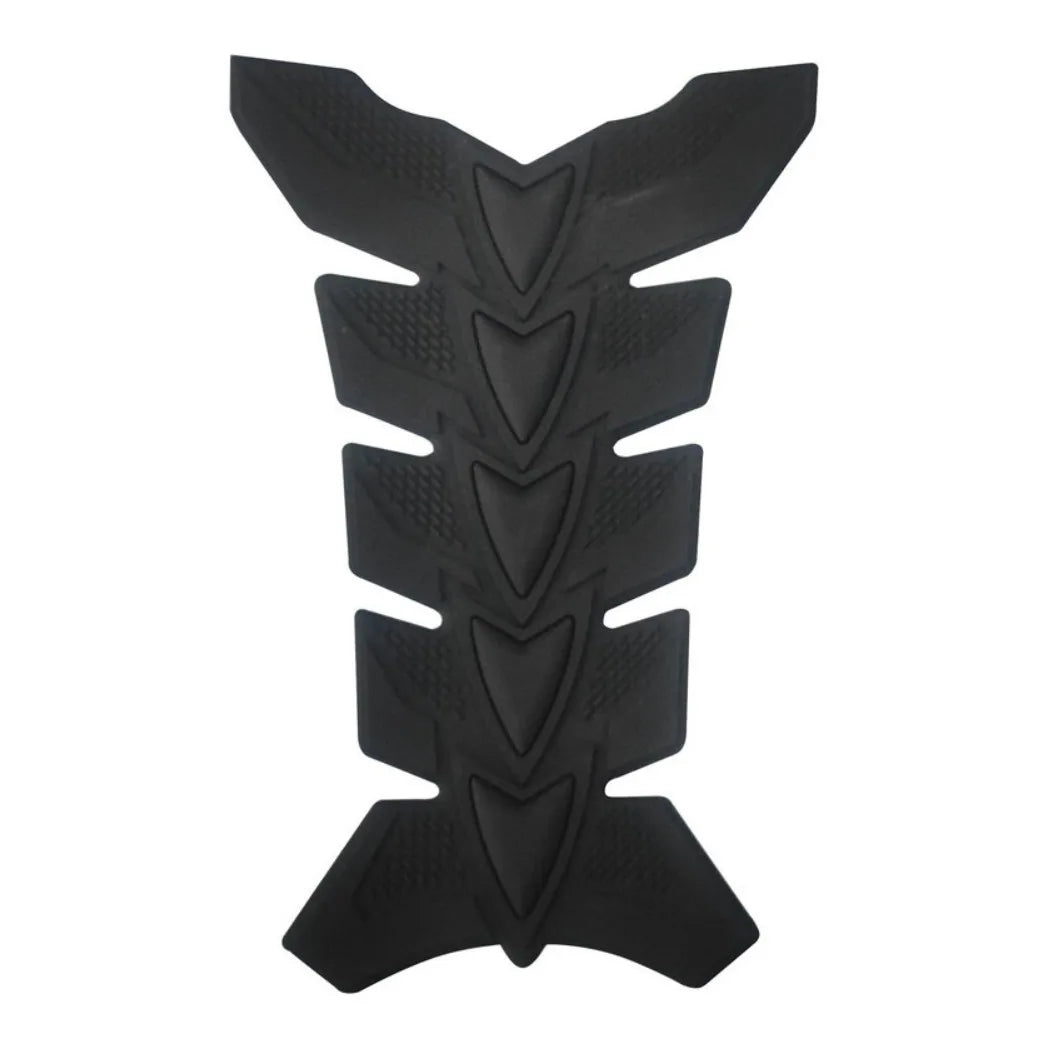 Universal Motorcycle Fuel Tank Protector Pad with Self-Adhesive Backing – Scratch Protection, Black