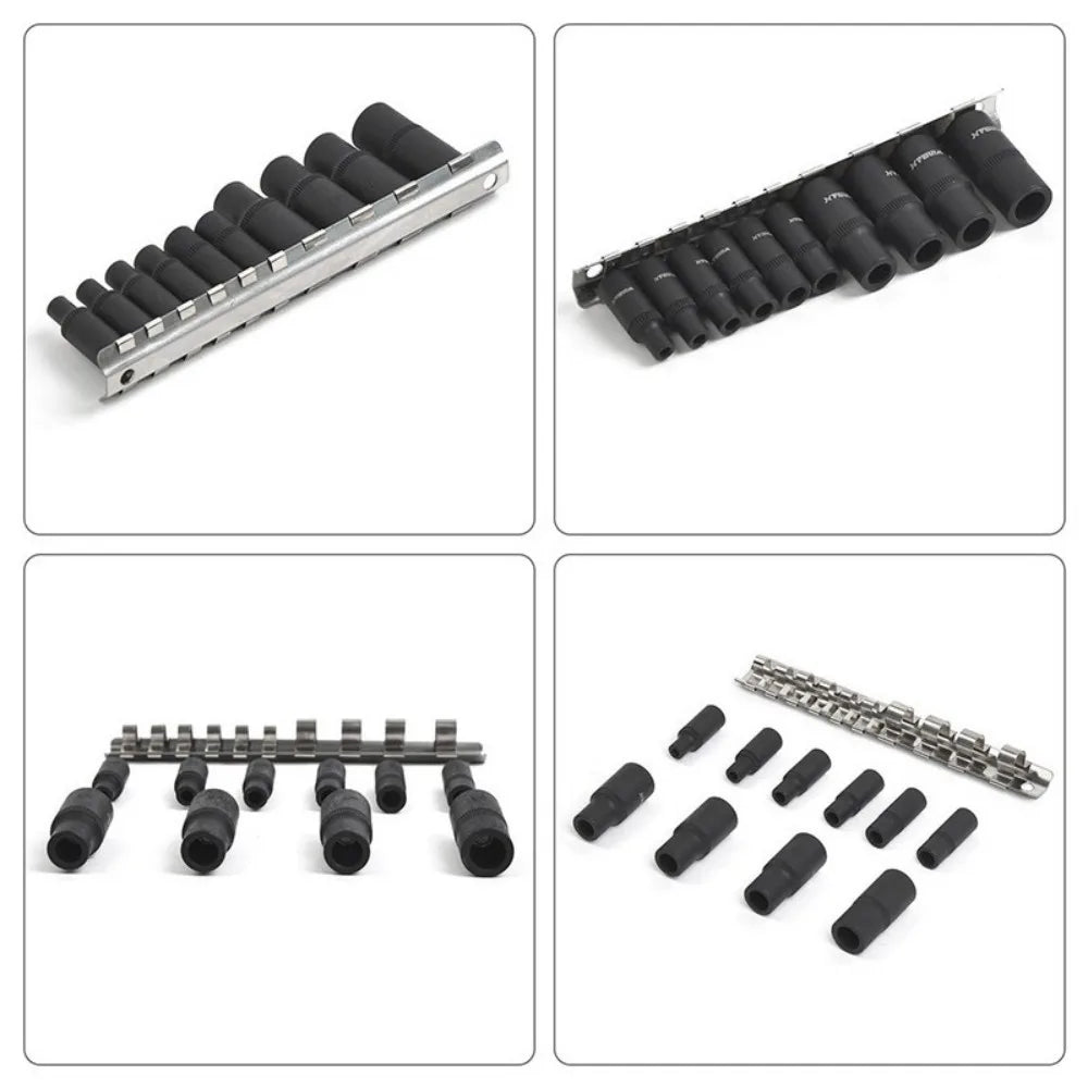 10 Piece Magnetic Tap Socket Set, 1/4" & 3/8" Drive – Tap Holders for Thread Cutting Taps M1.5 to M14