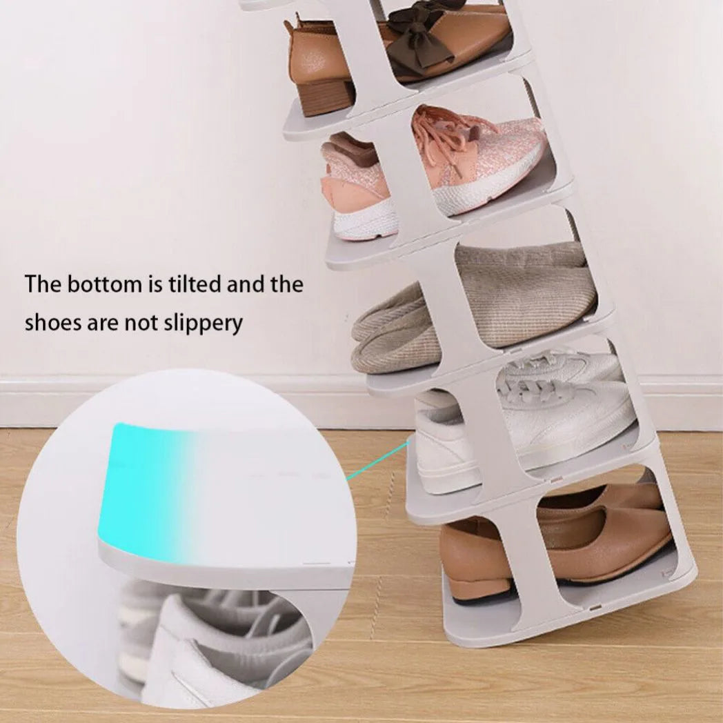7Tier Shoe Rack Tall Storage Shelf Unit Cabinet Home Organiser Footwear Stand