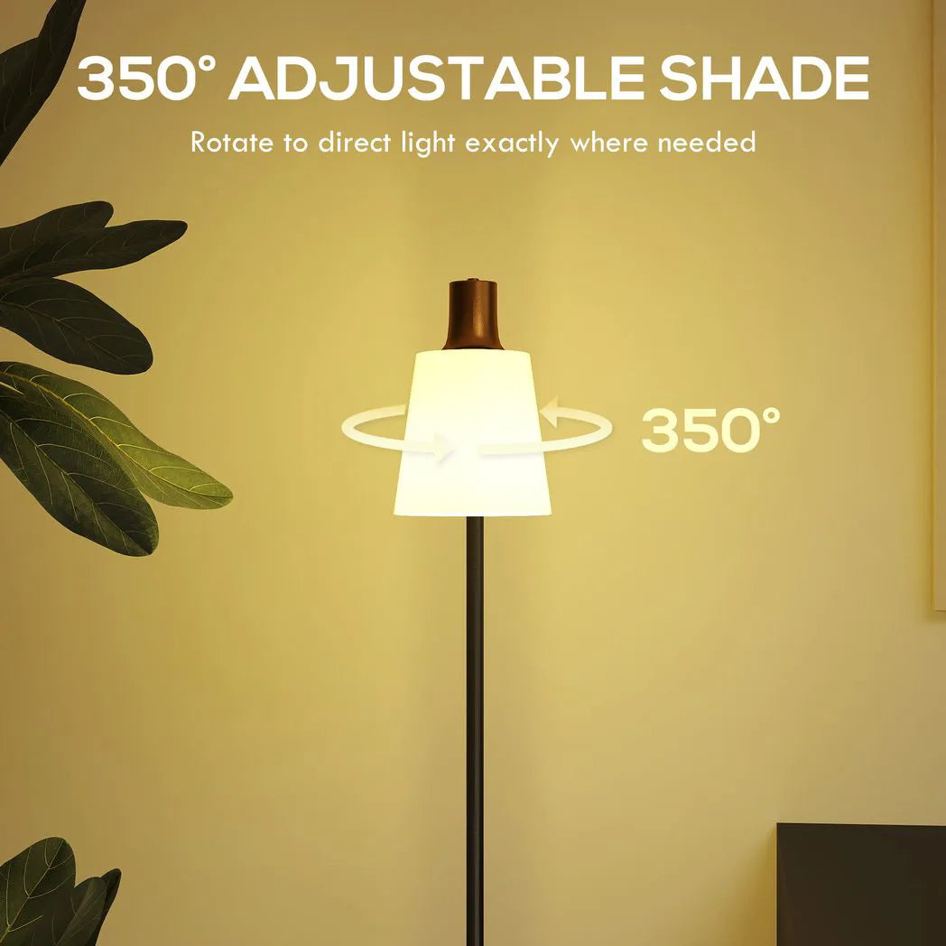 HOMCOM Floor Lamp with Rotatable Head