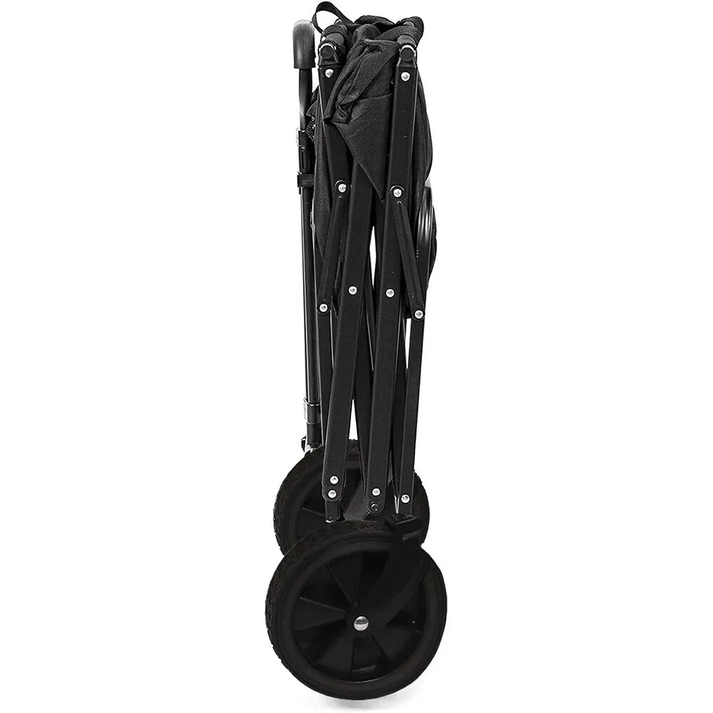Heavy Duty Foldable Garden Trolley Cart Wagon with Telescopic Handle, 150kg – Beach, Camping and Festival Trolley