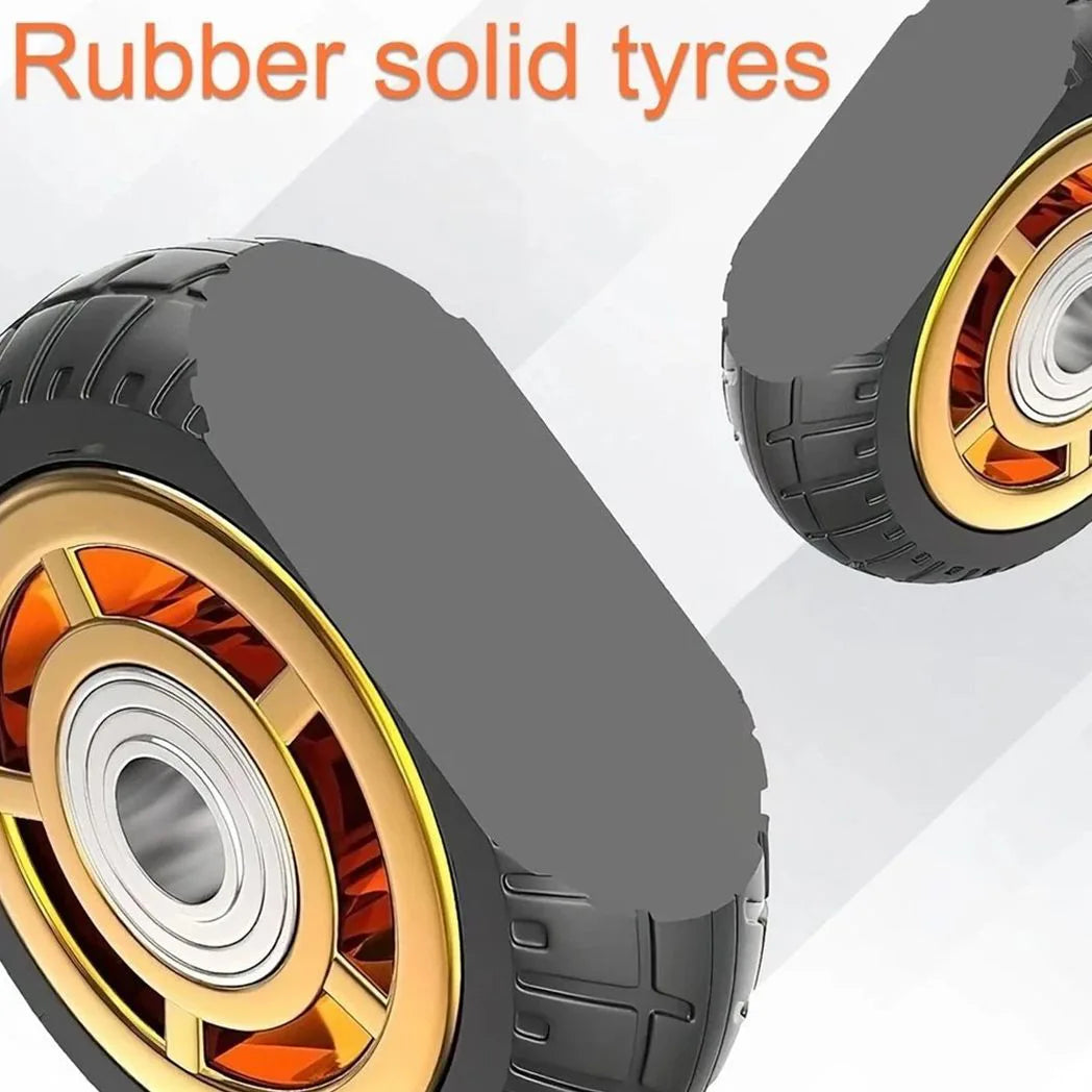 Heavy Duty Swivel Castor Wheels, Set of 4 – 150mm Rubber, 750kg Load, 2 with Brakes