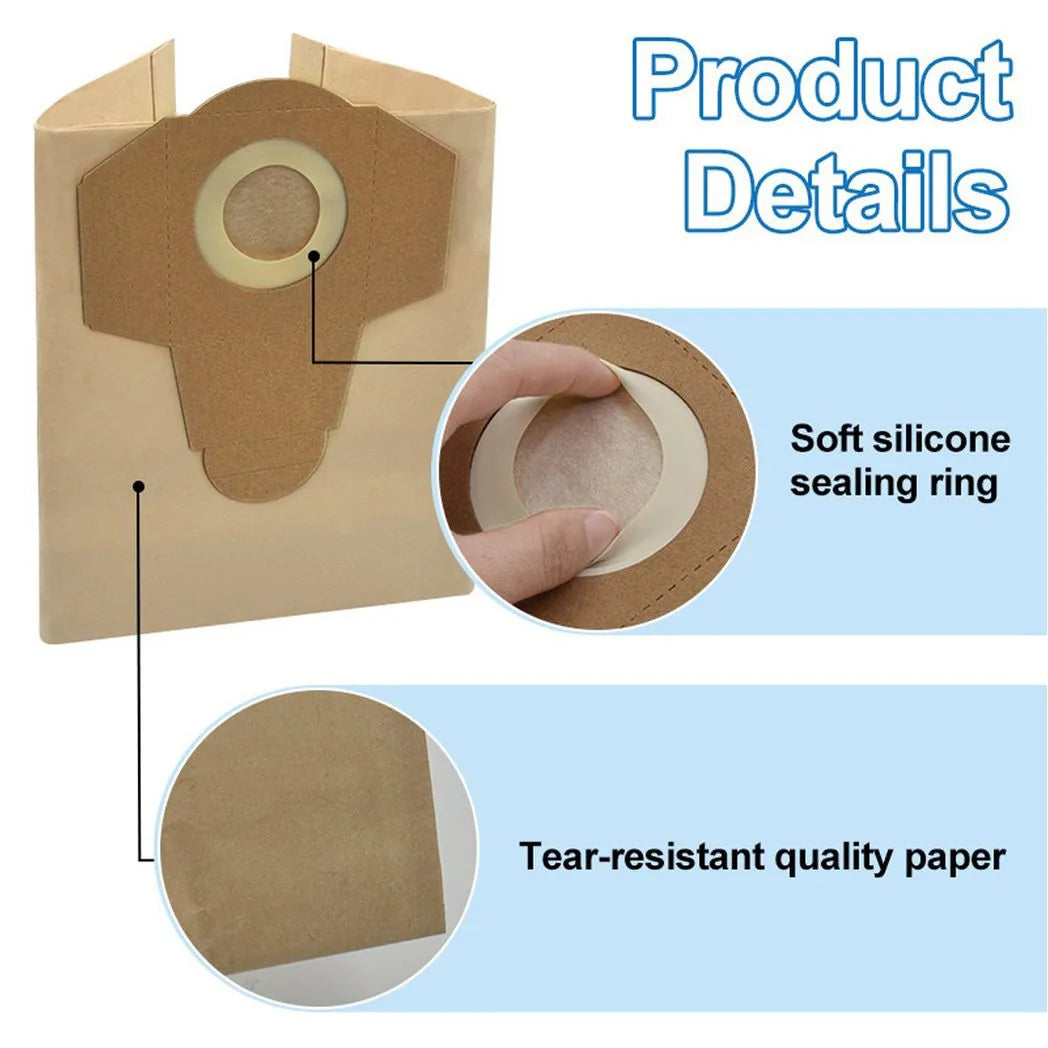 10pcs 20L vacuum cleaner accessories dust bag dust bag filter garbage bag