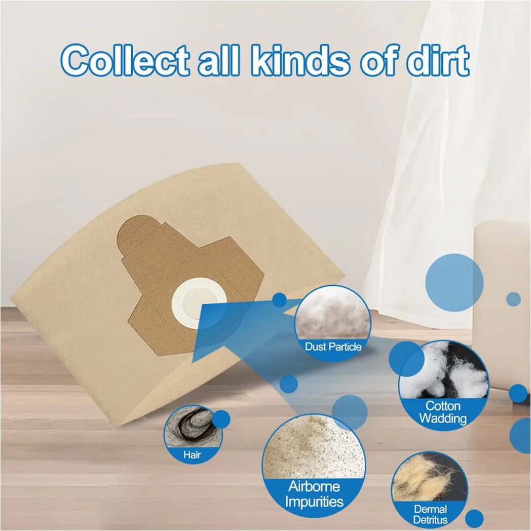 10pcs 20L vacuum cleaner accessories dust bag dust bag filter garbage bag