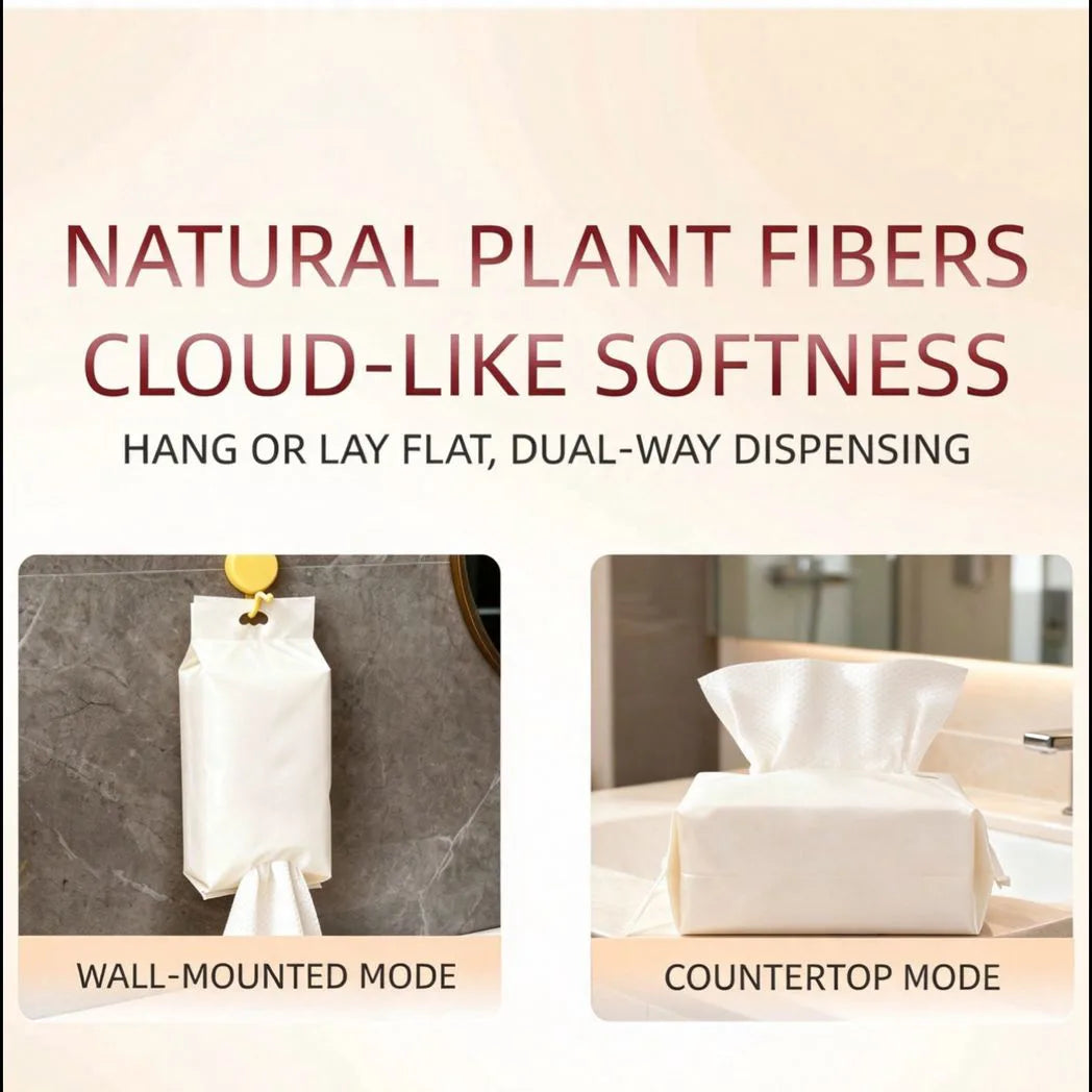 Plant Fiber Facial Cleansing Towels, 5 packs