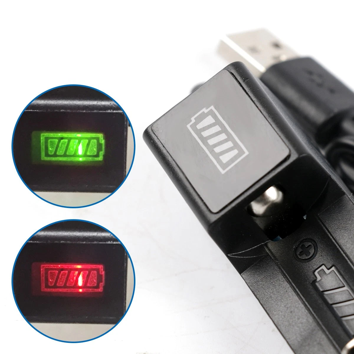 8 x 16340 CR123A 3.7V Rechargeable Li-ion Batteries with 2 x USB Chargers – For Torches, Toys and Remotes