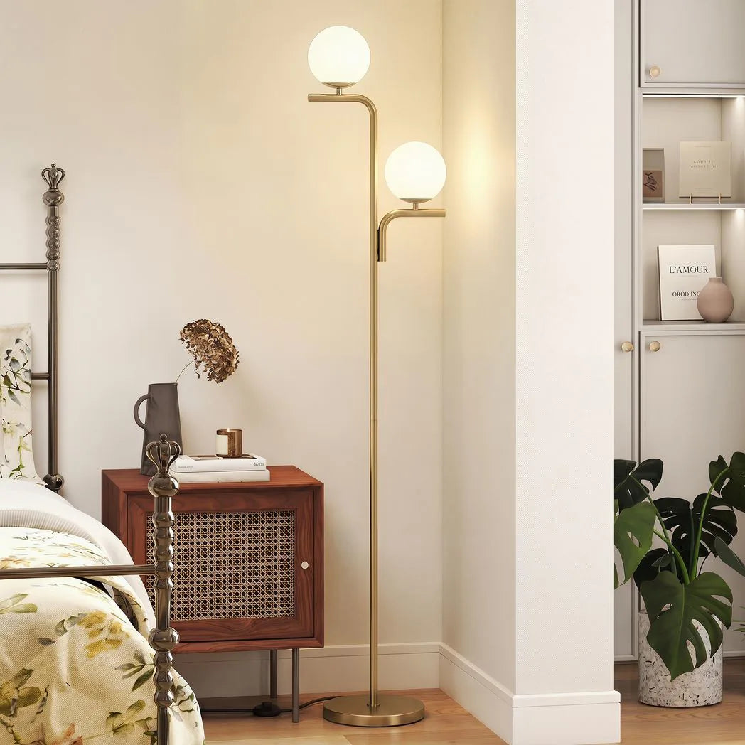 HOMCOM LED Floor Lamp, Modern Standing Lamp with 3 Colour Temperatures