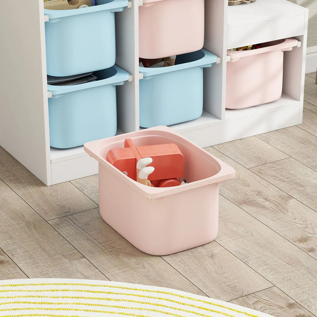 AIYAPLAY 3-Tier Kids Toy Storage Organiser with 6 Removable Bins – Multicolour, Ages 3-8