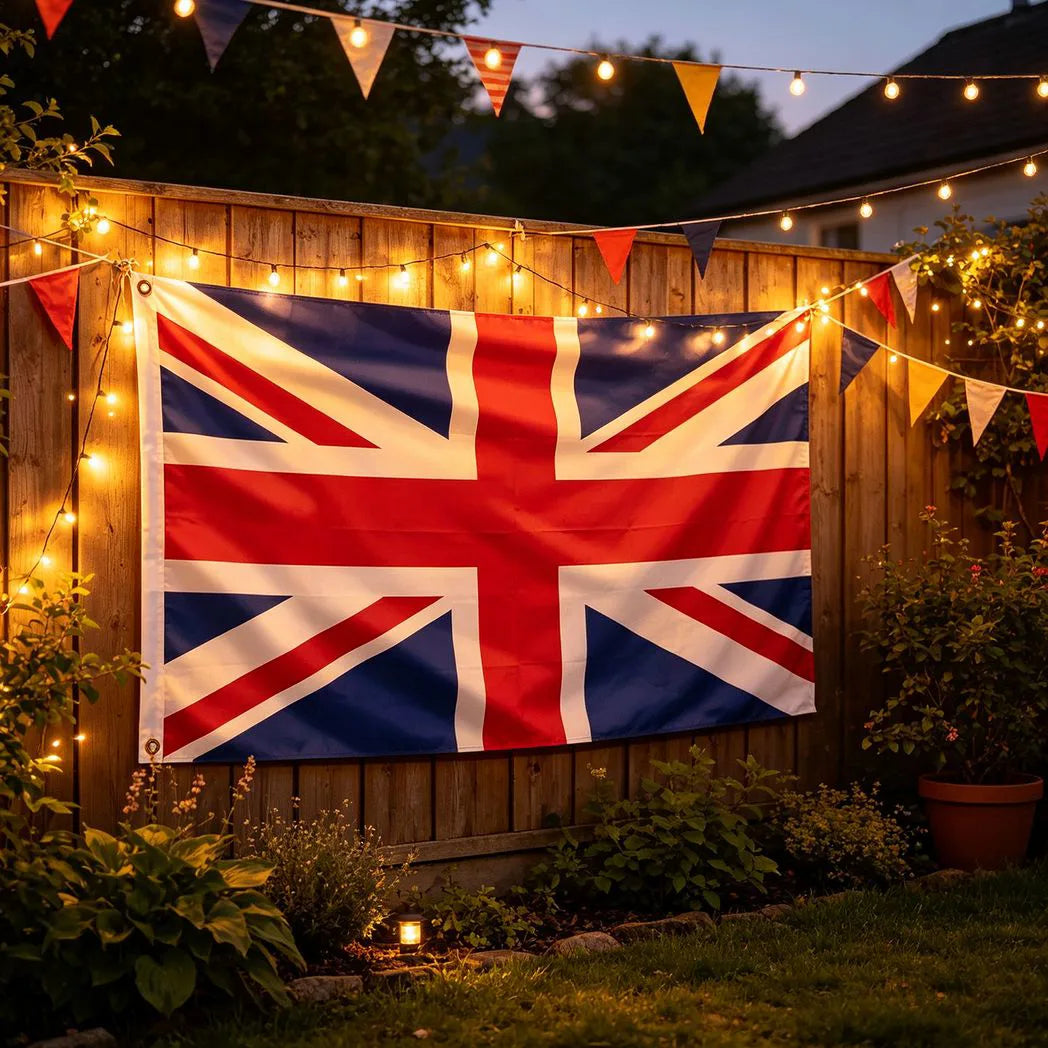 Union Jack UK Flag, 60 x 90 cm (2 x 3 ft), with Brass Grommets