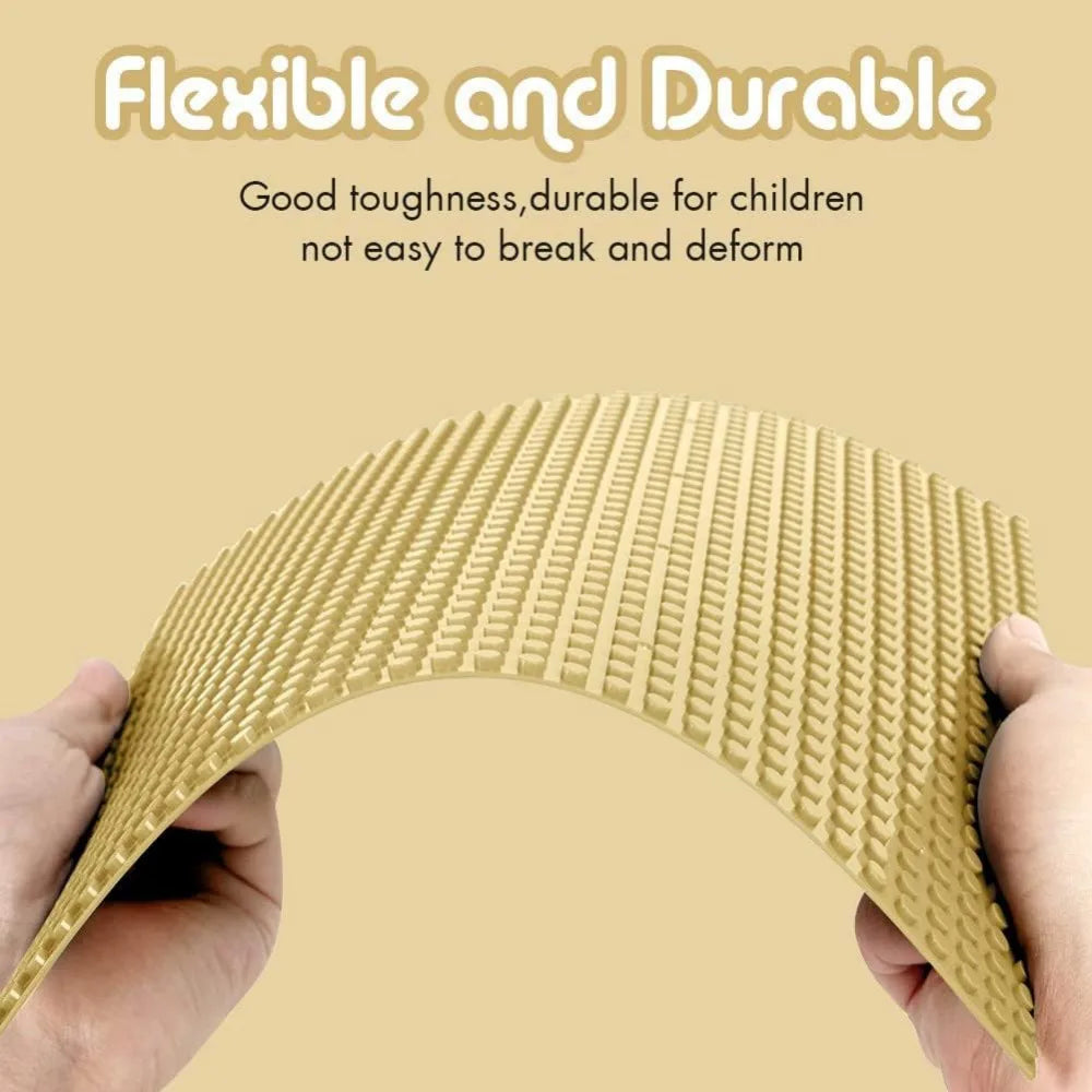 Building Block Baseplates – 10 Pack, Double Sided 10 x 10 Inch, 32 x 32 Studs