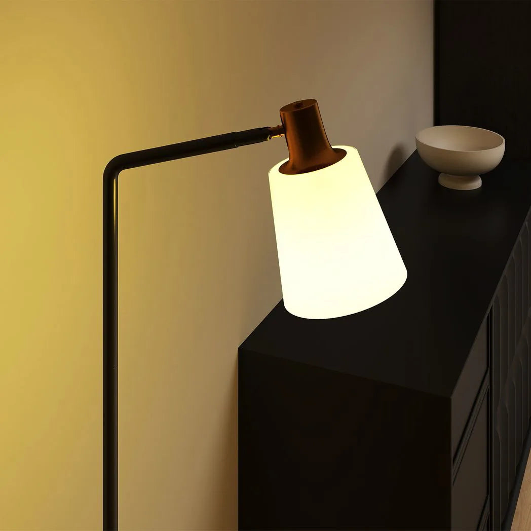 HOMCOM Floor Lamp with Rotatable Head