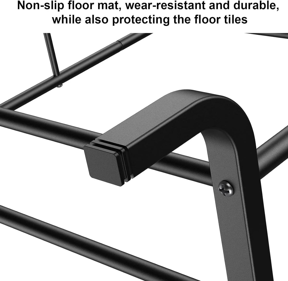 Heavy Duty Double Clothes Rail with Bottom Shoe Shelf, 110 x 54.5 x 150cm, Black