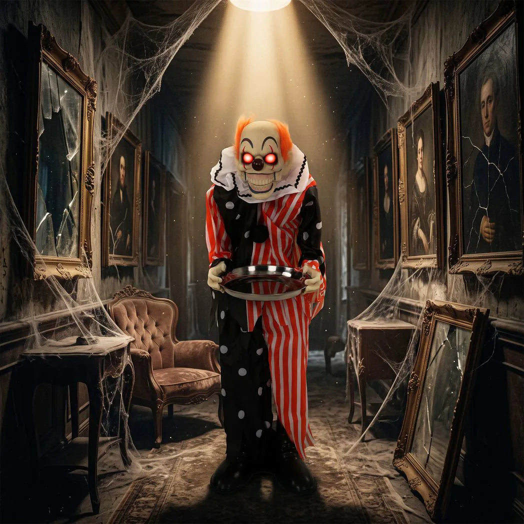 HOMCOM Animated Clown – Sound & Touch Activated