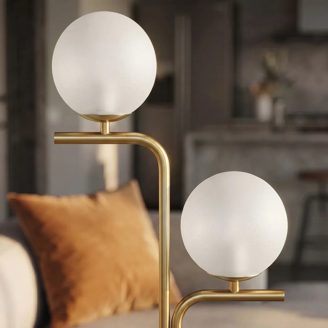 HOMCOM LED Floor Lamp, Modern Standing Lamp with 3 Colour Temperatures
