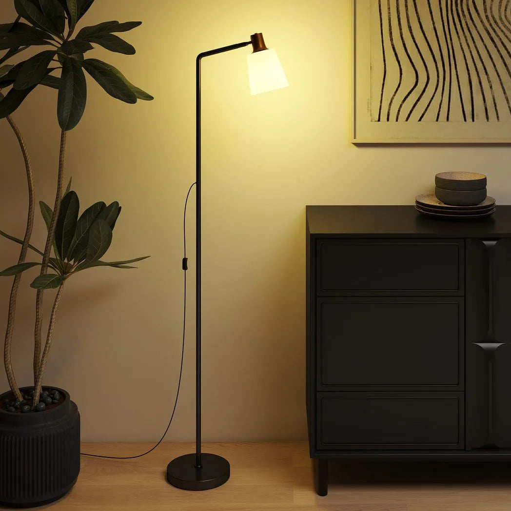 HOMCOM Floor Lamp with Rotatable Head