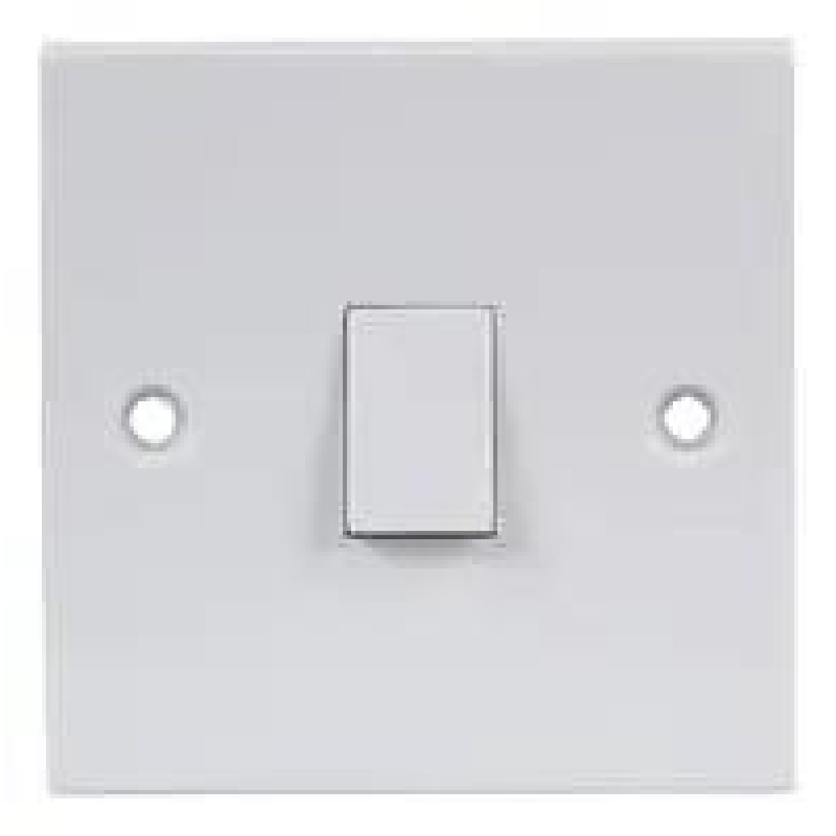 Daewoo 1 Gang 2 Way Light Switch, 10A 230V, Deta Slimline Wall Mounted – White