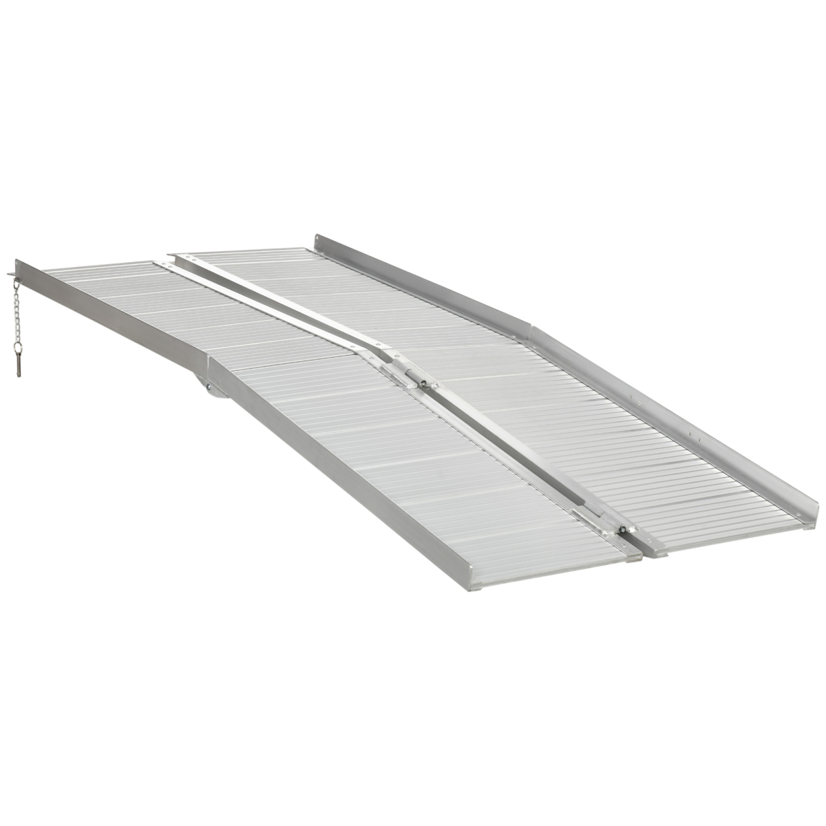 HOMCOM 183cm folding wheelchair ramp