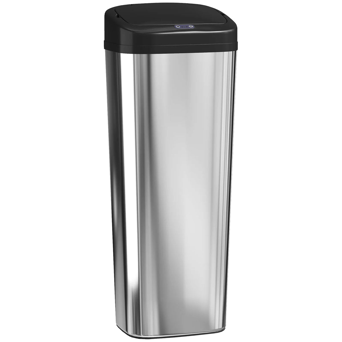 HOMCOM 50L Stainless Steel Sensor Bin with Slim 25cm Width – Hygienic Kitchen Rubbish Bin, Silver Tone