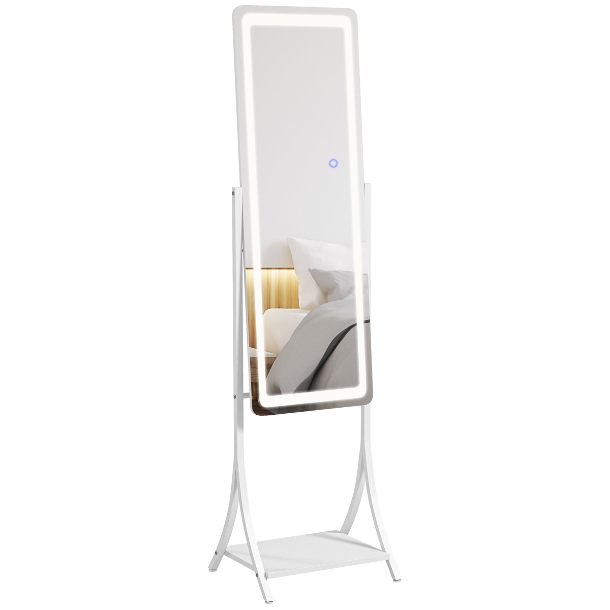 HOMCOM LED full length floor mirror