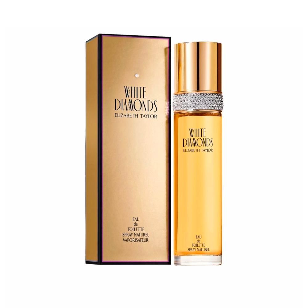 Elizabeth Taylor White Diamonds Eau de Toilette Spray 100ml β Floral, Woody Fragrance for Women