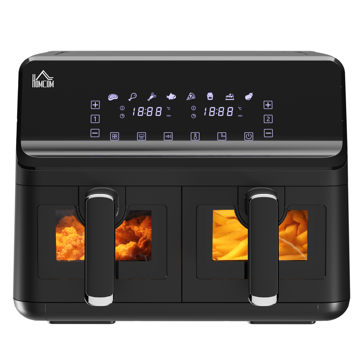 8L dual basket air fryer 2500W