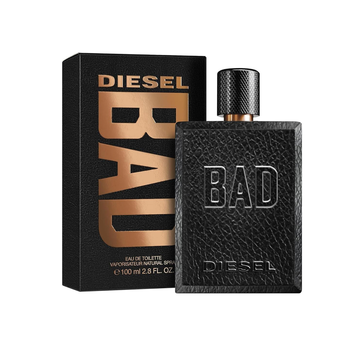Diesel Bad Eau De Toilette Spray 100ml – Fresh, Smoky Fragrance for Men